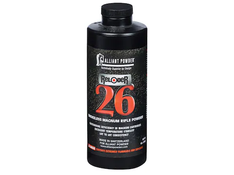 Alliant Reloder 26 Smokeless Gun Powder (8) Write a Review Q&A (4)