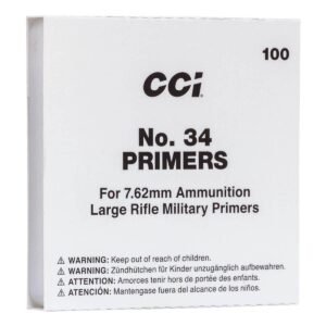 CCI Large Rifle 7.62mm NATO-Spec Military Primers #34