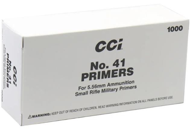 CCI Small Rifle 5.56mm NATO-Spec Military Primers #41