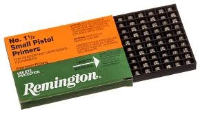 Remington Small Pistol Primers #1-1/2
